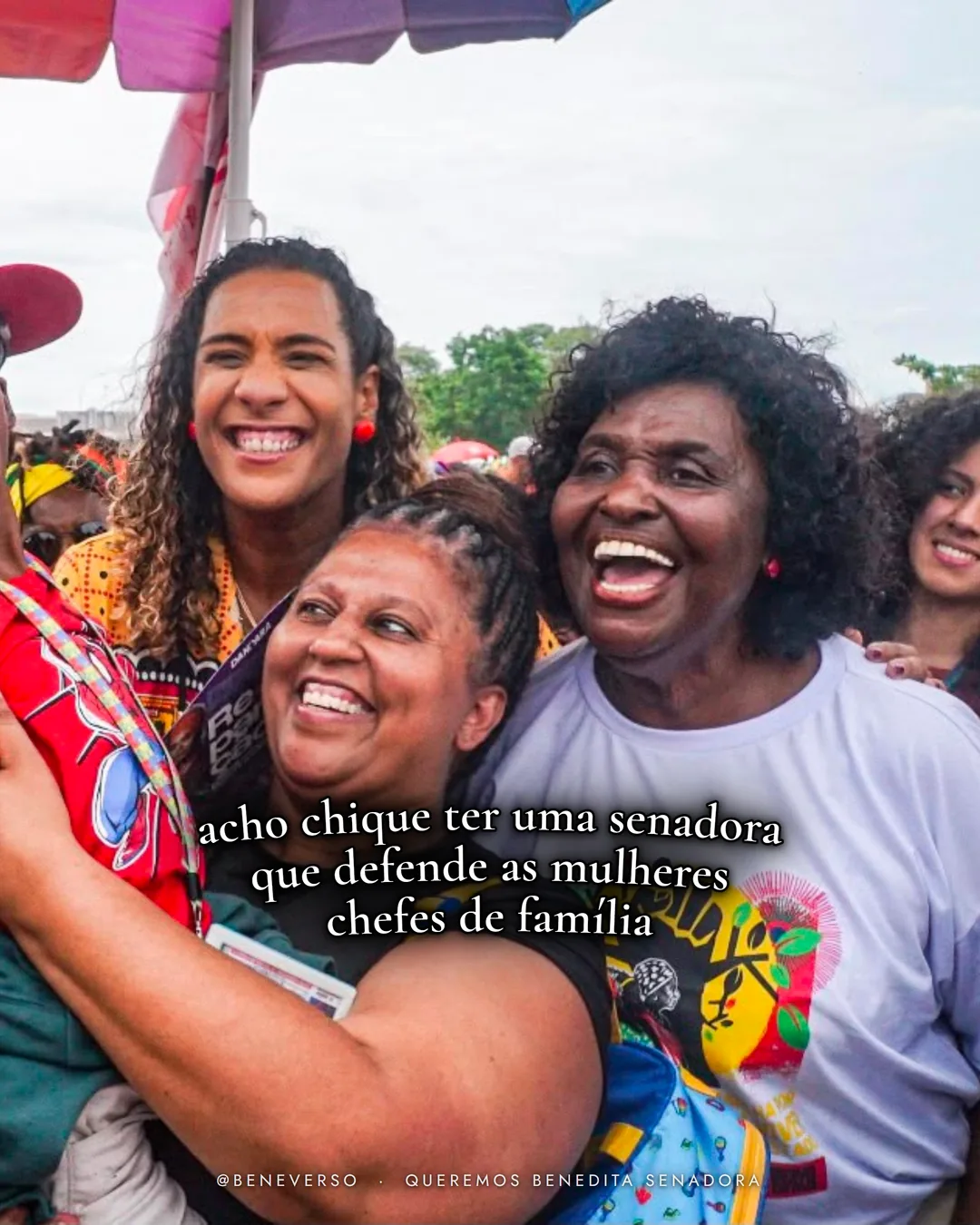 Card 4: …defende as mulheres chefes de família