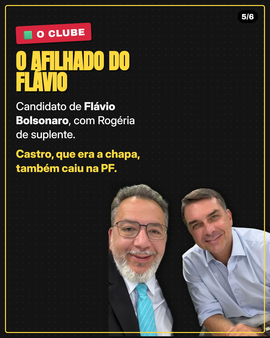 Card 5: O afilhado do Flávio