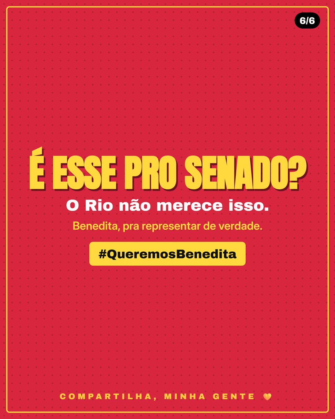 Card 6: É esse pro Senado?