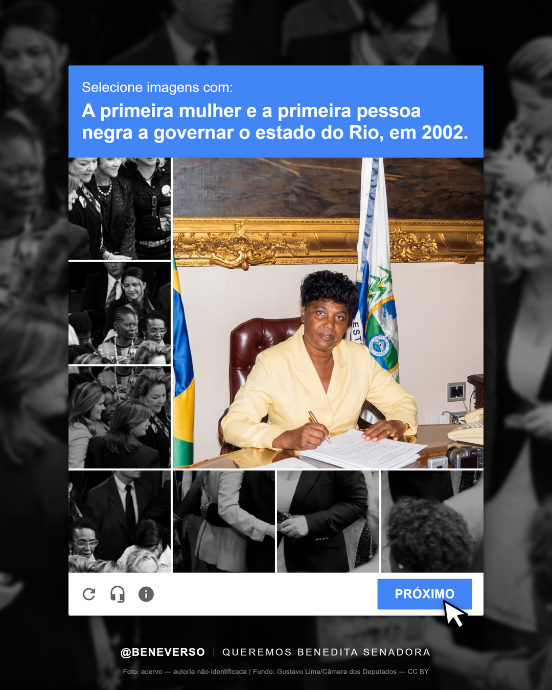 Card 4: Primeira mulher a governar o Rio