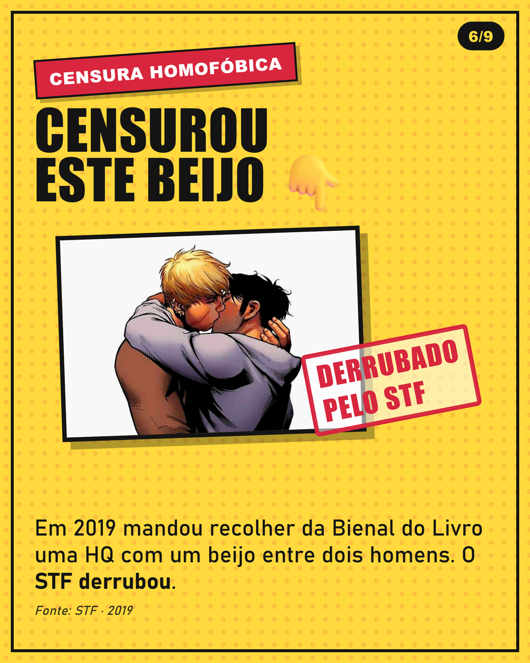 Card 6: Censura homofóbica