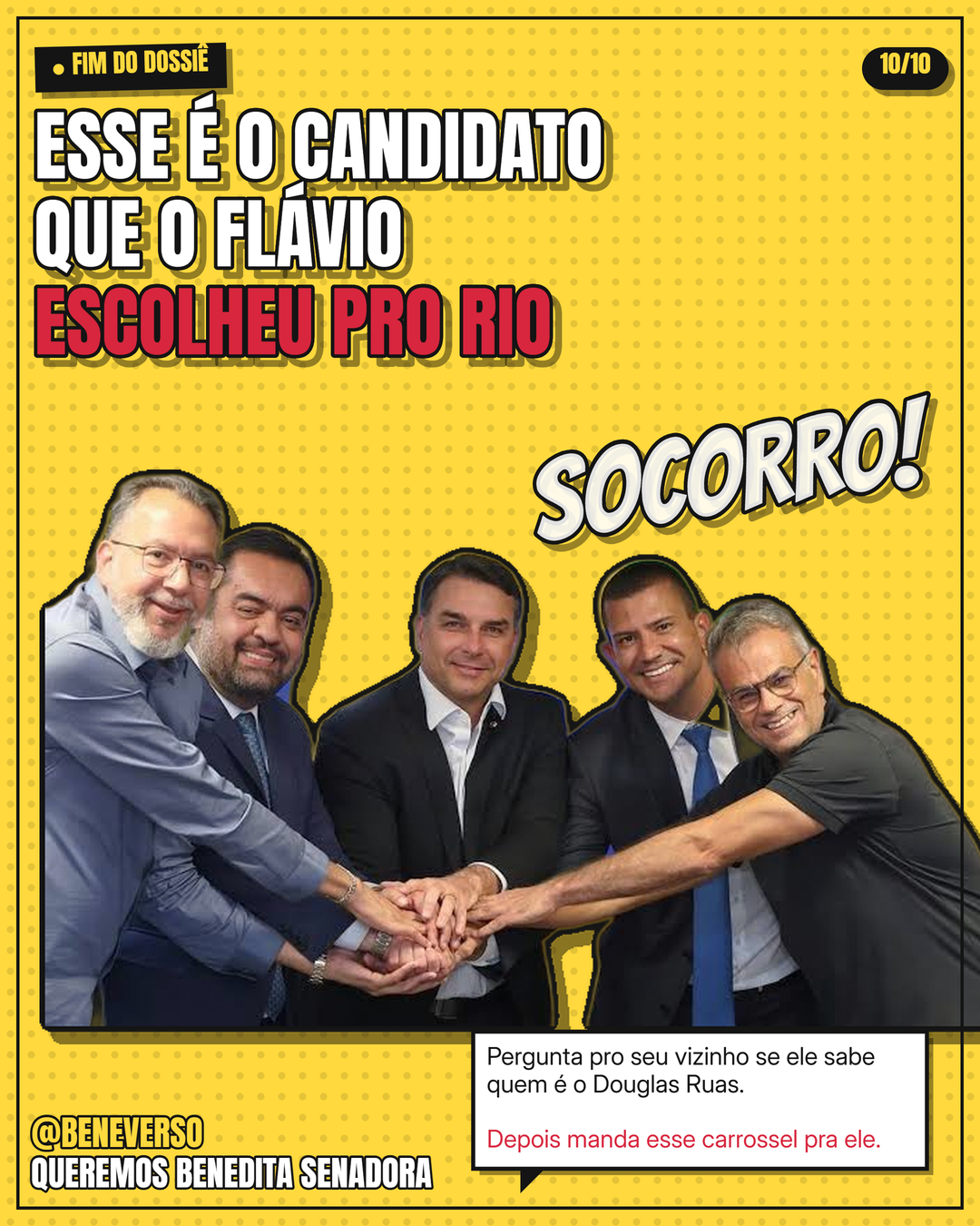 Card 10: Esse é o candidato do Flávio